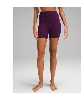 Lululemon High Rise Align Shorts 6" Dramatic Magenta Size 6